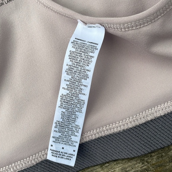 Nike Racerback Dri Fit Sports Athletic Bra - Picture 5 of 7